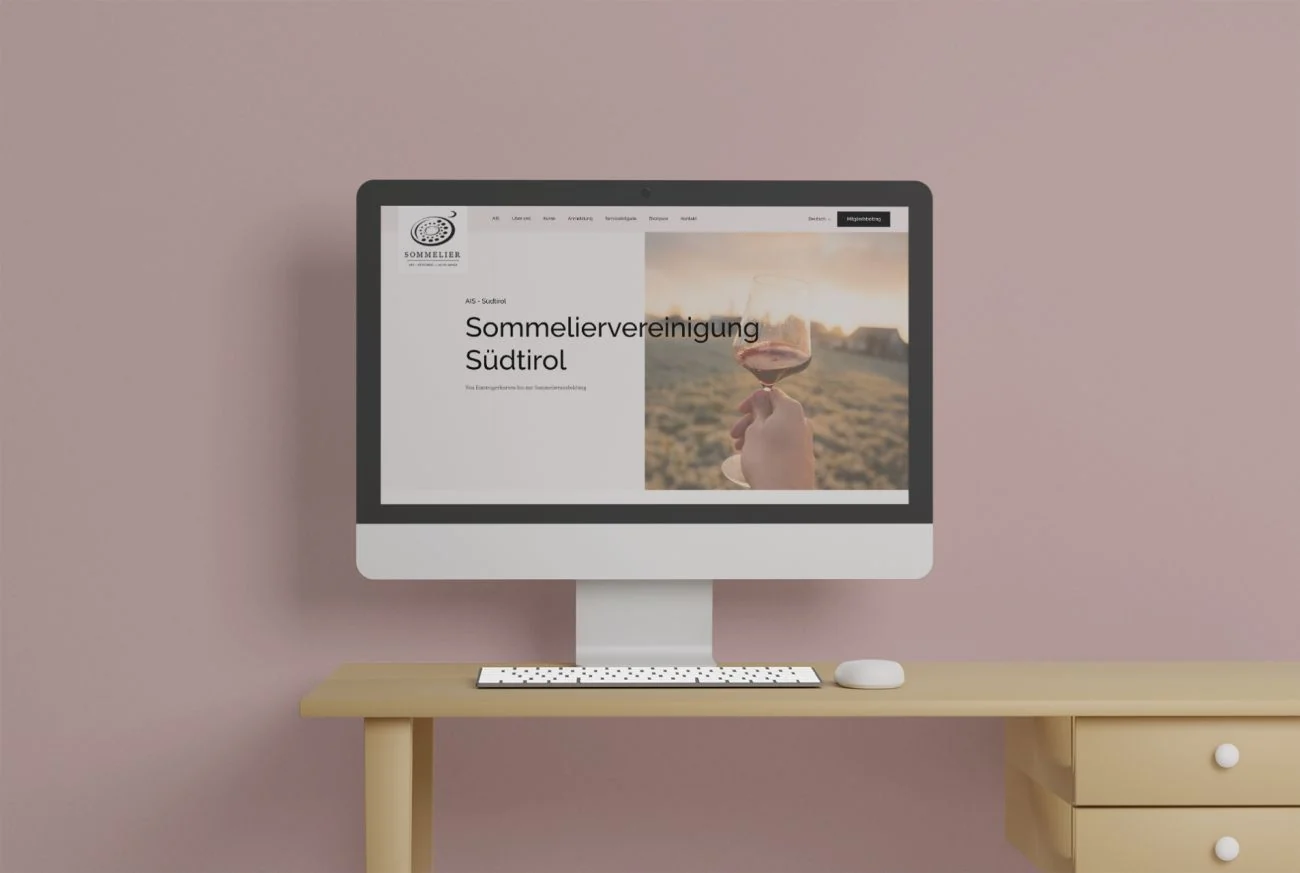 Webseiten-Referenz Sommeliervereinigung Südtirol