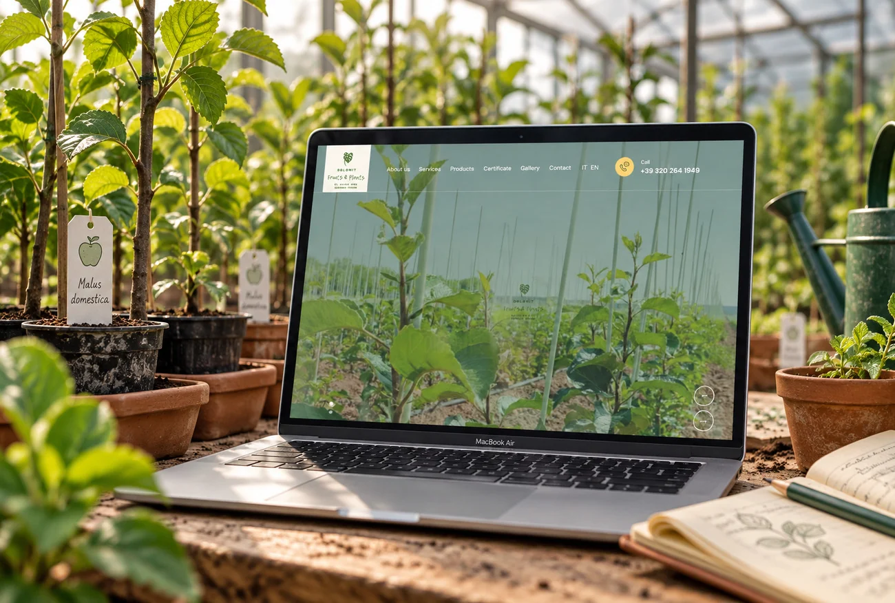 Website von Alpiatlas Plants im Geräte-Mockup