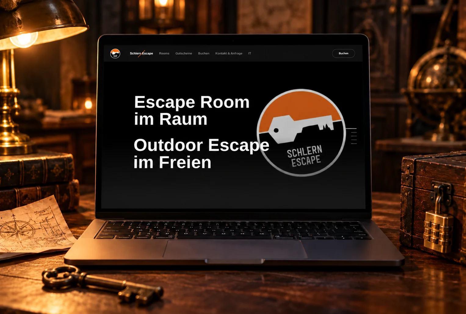 Website von Schlernescapes im Geräte-Mockup