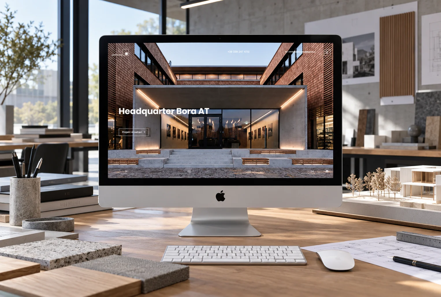 Website von sDesign im Geräte-Mockup